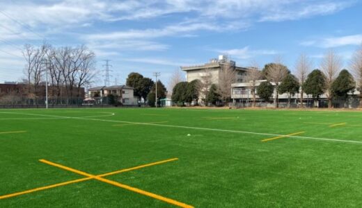 【投稿】朝鮮大学校も新しい人工芝に衣替え