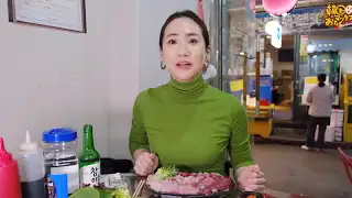 【屋台】韓国맛집オタクの 「ブリ刺身・生牡蠣」動画