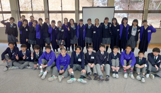 【学校だより】愛知中高の学生が本校を訪問しましたー京都中高