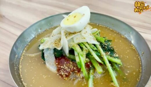 【お店】韓国맛집オタクの「ヨルム冷麺とカルビ餃子」