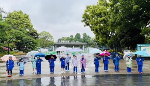 【学校だより】雨の日の上野動物園ー東京第２初級