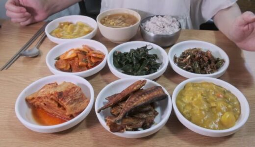 【お店】韓国맛집オタクの清涼里の「600円定食」動画