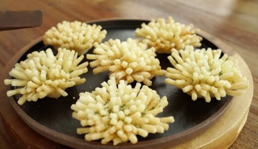 【レシピ】小麦粉を使わない超サクサクの「ポテトフラワーフライ」の作り方