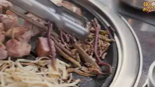 【お店】韓国맛집オタクの「デュロック豚のサムギョプサルと紅ズワイラーメン」動画