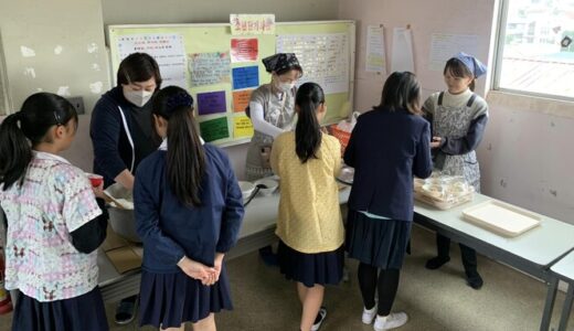 【学校だより】5年生のオモニが作る一日給食ー横浜初級