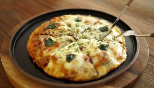 【レシピ】小麦粉を使わない「ライス・ガーリックピザ」の作り方