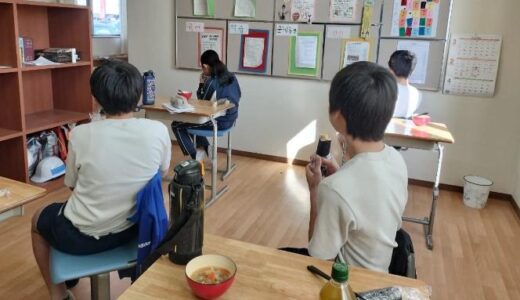 【学校だより】恵方キムパプと中級部の座談会ー静岡初中