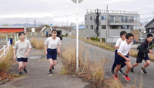 【学校だより】校内マラソン大会ー静岡初中