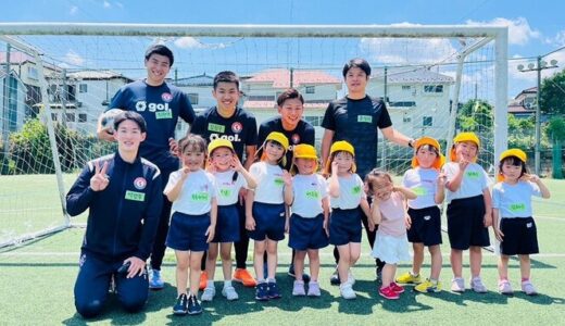 【学校だより】FC KOREAの選手が訪問指導ー西東京第2幼初中