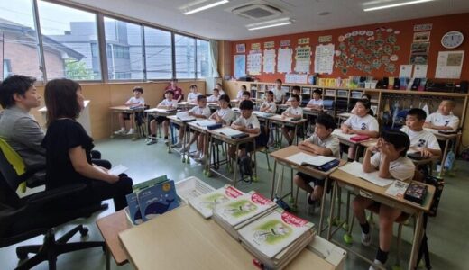 【学校だより】社会の授業で会長にインタビューをしましたー東京第3初級