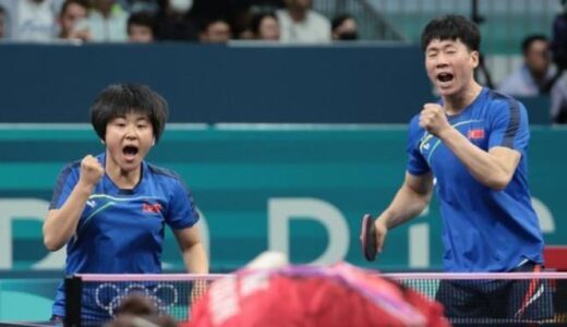 【パリ五輪】卓球混合ダブルス朝鮮ペアが決勝進出