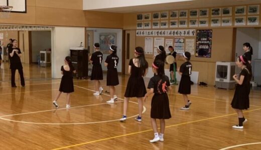 【学校だより】初級部舞踊部の合同練習ー千葉初中