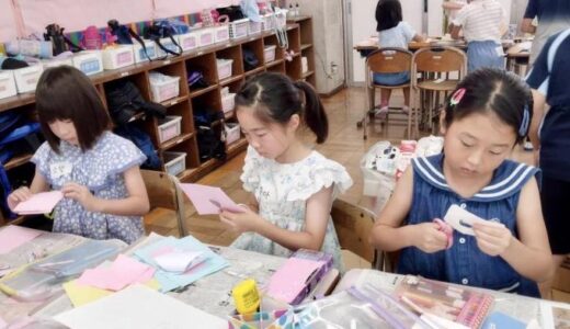 【学校だより】夏休みKids工作教室が開催ー西東京第1初中