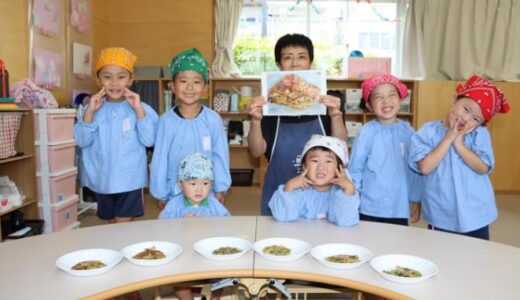 【学校だより】幼稚班の食育保育ー東京第2初級